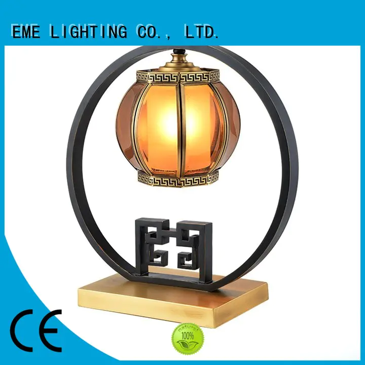 EME LIGHTING decorative chinese style table lamp gold for bedroom