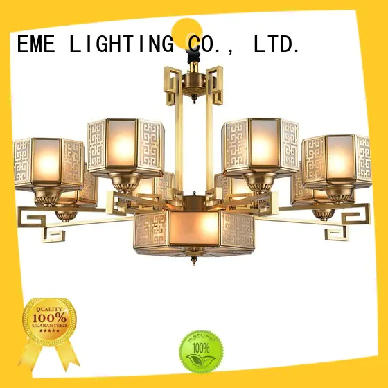 EME LIGHTING large antique copper pendant light unique for home