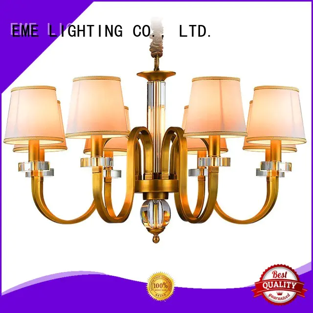 EME LIGHTING copper 8 light brass chandelier vintage for home