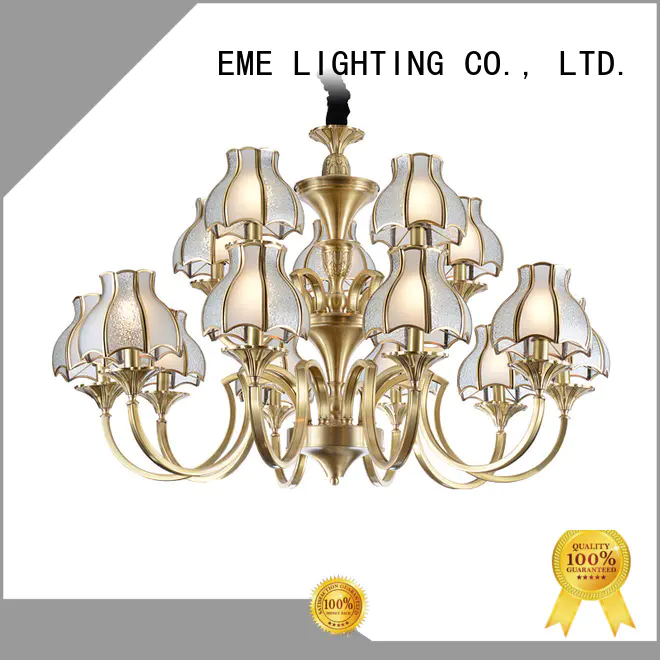 EME LIGHTING american style solid brass chandelier unique for big lobby