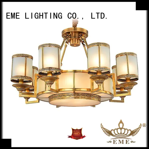 EME LIGHTING copper modern brass chandelier vintage for big lobby