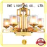 EME LIGHTING concise 3 light brass chandelier traditional