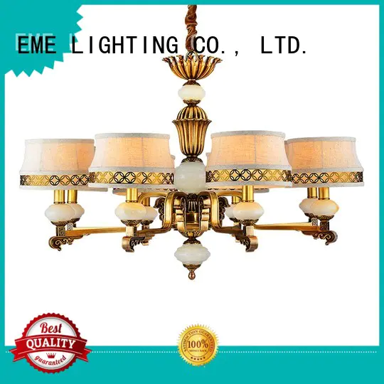 EME LIGHTING contemporary antique brass chandelier traditional for dining room