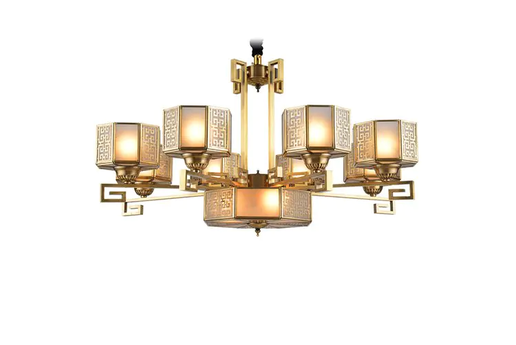 contemporary pendant light copper for big lobby EME LIGHTING