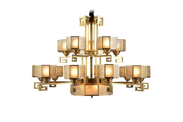 Hot antique brass chandelier chinese EME LIGHTING Brand