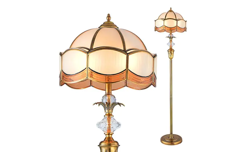 vintage unique lamps customized flower pattern for bedroom