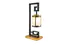 black oriental table lamps gold Chinese style for hotels