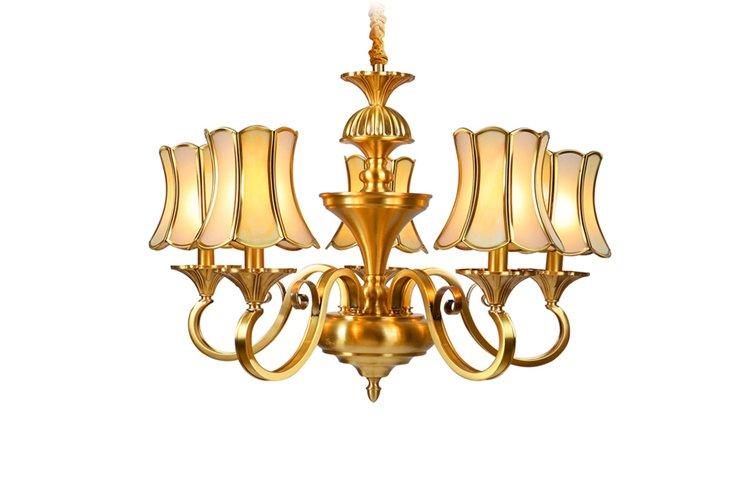 lobby highend hotel OEM antique brass chandelier EME LIGHTING