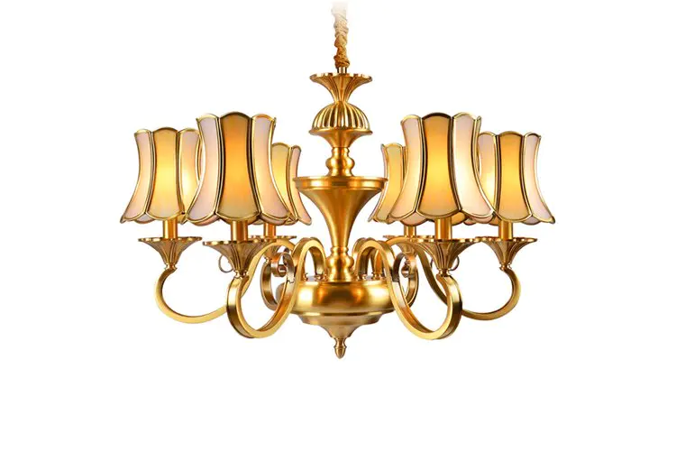 Wholesale hotel dinging antique brass chandelier EME LIGHTING Brand