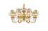 high-end chandeliers wholesale copper round