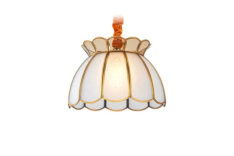 decorative brushed brass chandelier large round