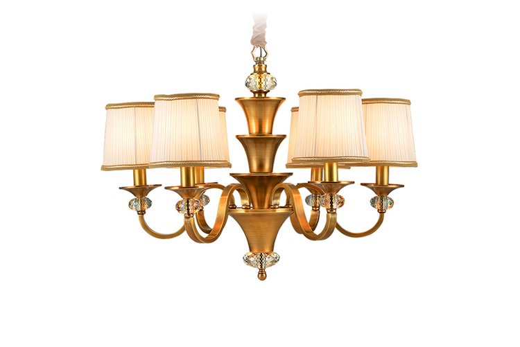 EME LIGHTING copper solid brass chandelier European for big lobby-1