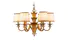 brass Custom vintage antique brass chandelier murano EME LIGHTING