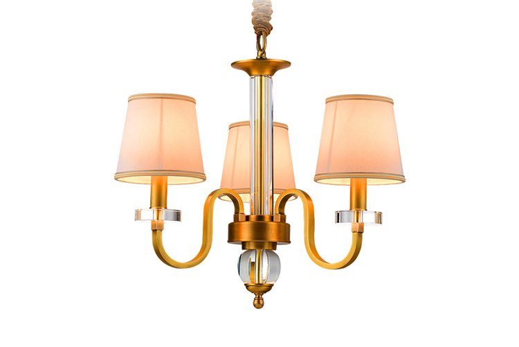 EME LIGHTING concise antique brass chandelier traditional for home-1