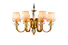 EME LIGHTING copper 8 light brass chandelier vintage for home