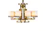 EME LIGHTING Brand EME european dinging cylinder antique brass chandelier