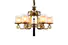 EME LIGHTING large antique brass chandelier unique
