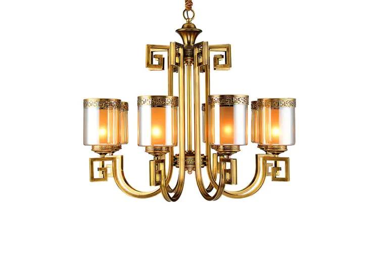 home lighting round EME LIGHTING Brand antique brass chandelier