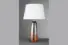 EME LIGHTING Brand copper EME chrome and glass table lamps