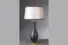 black colored table lamp gold traditional for restaurant
