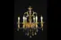 EME LIGHTING round flush mount crystal chandelier latest design for dining room