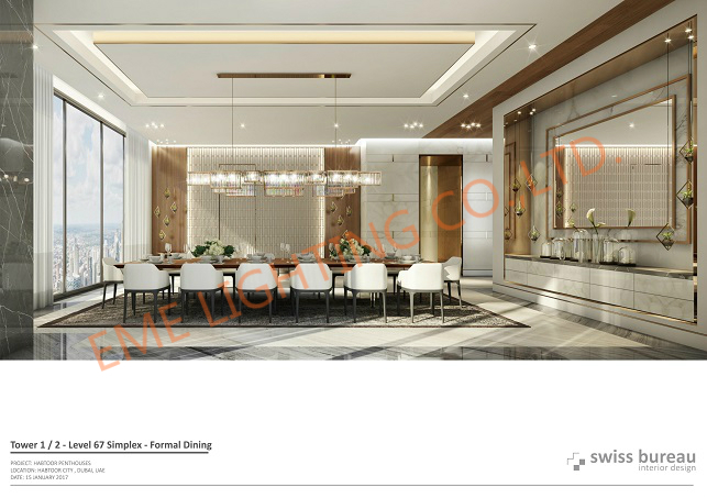 application-Penthouses of Al Habtoor City, Dubai-EME LIGHTING-img