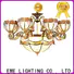 EME LIGHTING copper chandelier over dining table vintage