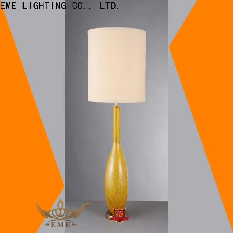 EME LIGHTING elegant wood table lamp modern cheap for bedroom