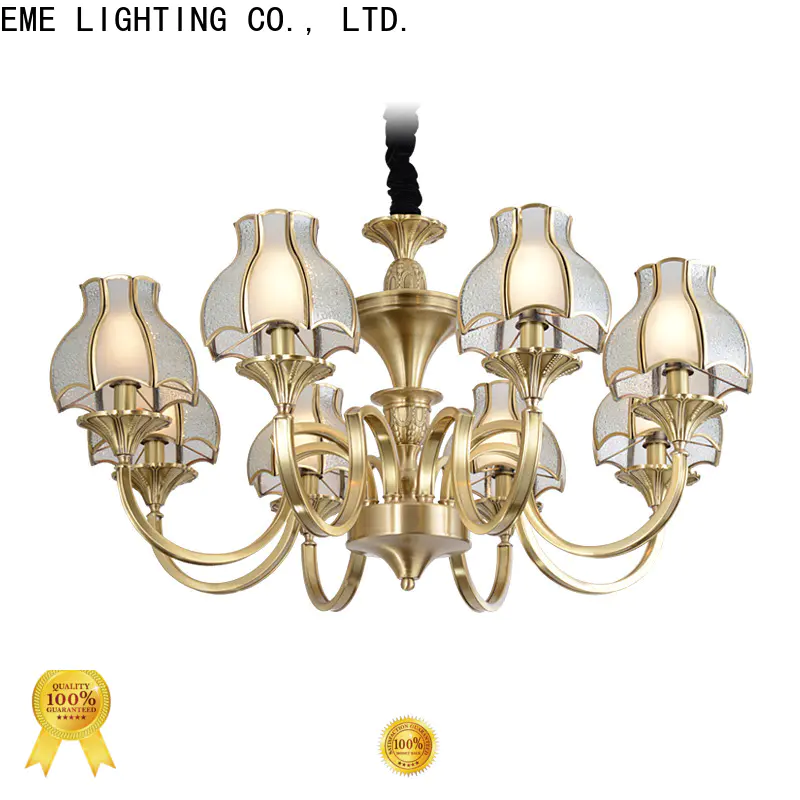 EME LIGHTING american style antique brass chandelier residential