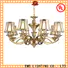 EME LIGHTING concise antique brass chandelier traditional for big lobby