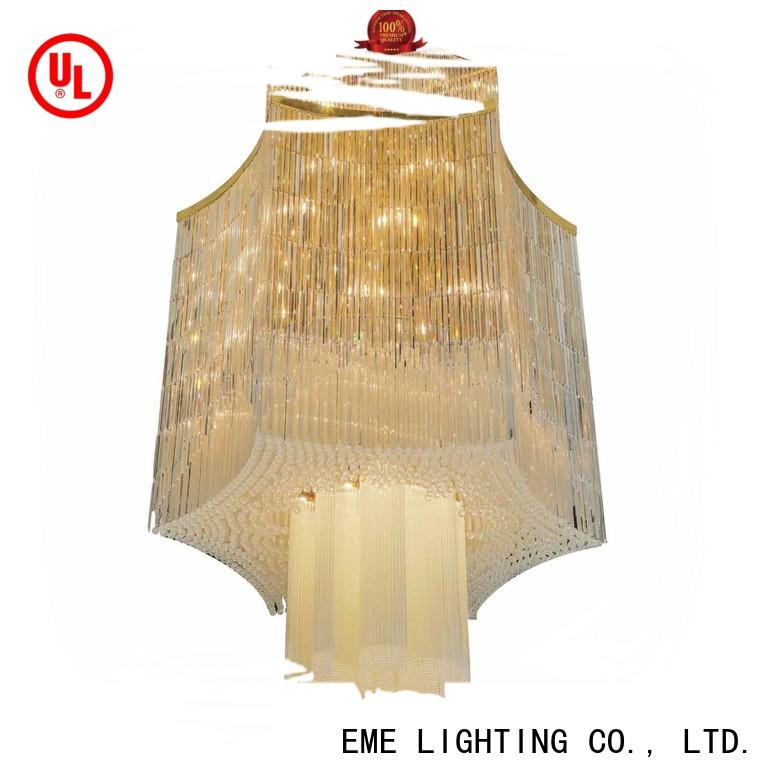 EME LIGHTING acrylic large chandeliers on-sale for lobby