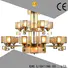 EME LIGHTING glass hanging antique brass chandelier residential for home