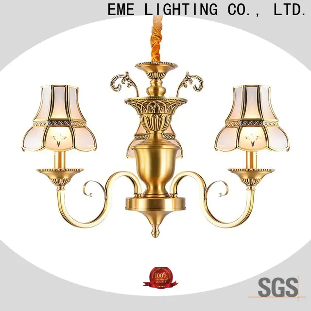 EME LIGHTING decorative antique brass chandelier vintage