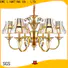 EME LIGHTING decorative brushed brass chandelier vintage for big lobby