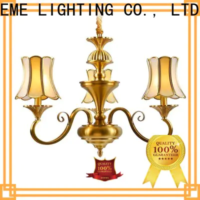 EME LIGHTING modern vintage brass chandelier round for home