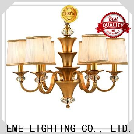 EME LIGHTING glass hanging restaurant chandeliers traditional for big lobby