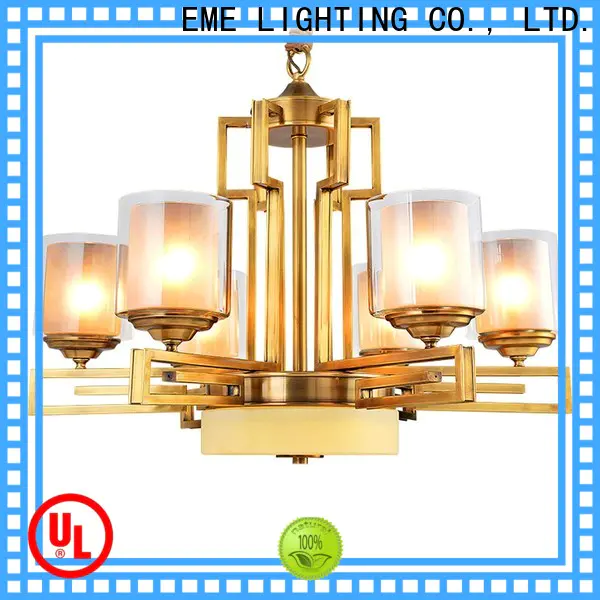 concise modern brass chandelier american style vintage for dining room