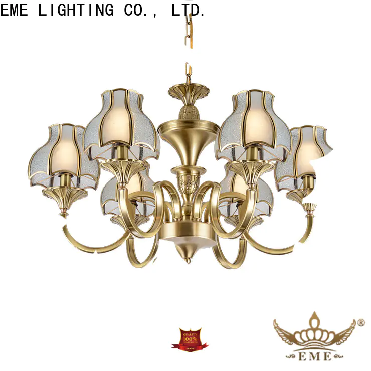 EME LIGHTING glass hanging chandelier over dining table residential for big lobby