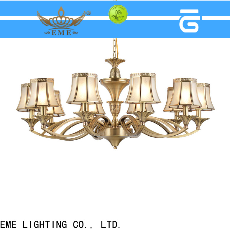 EME LIGHTING large antique copper pendant light traditional for big lobby