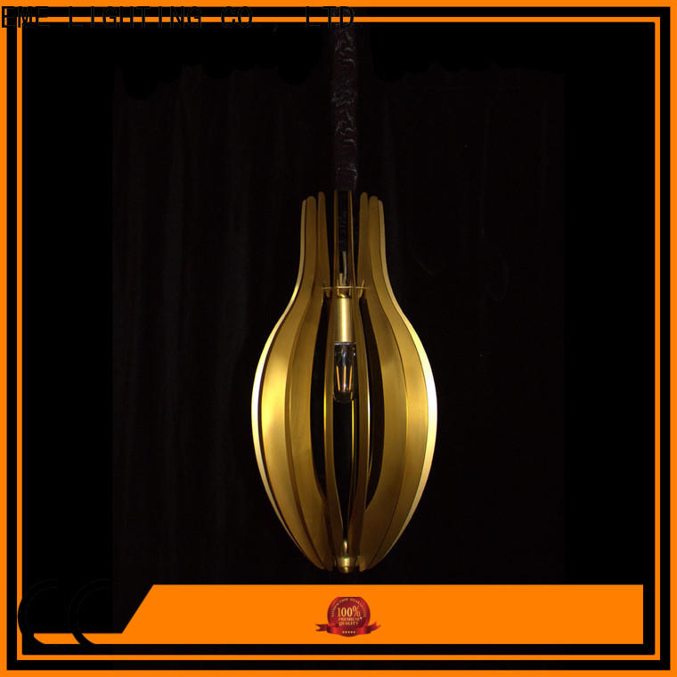 EME LIGHTING popular copper and glass pendant light factory for bedroom