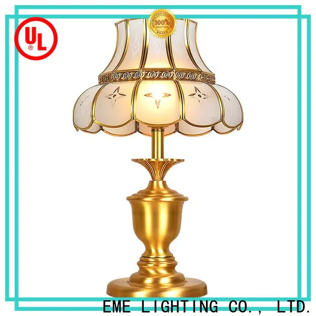 EME LIGHTING contemporary wood table lamp modern factory price for restaurant