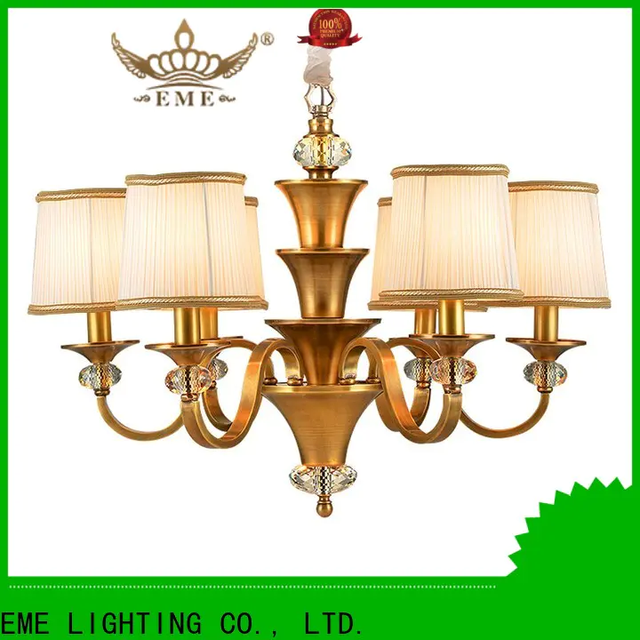 EME LIGHTING copper solid brass chandelier European for big lobby
