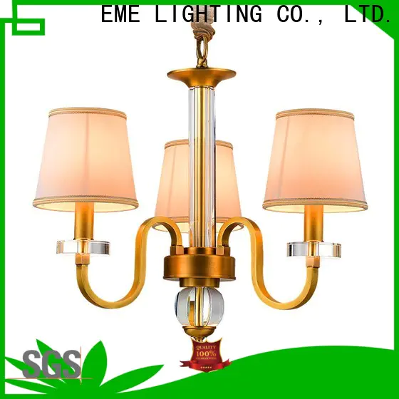 EME LIGHTING copper bronze crystal chandelier European for home