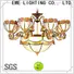 high-end bronze crystal chandelier glass hanging round