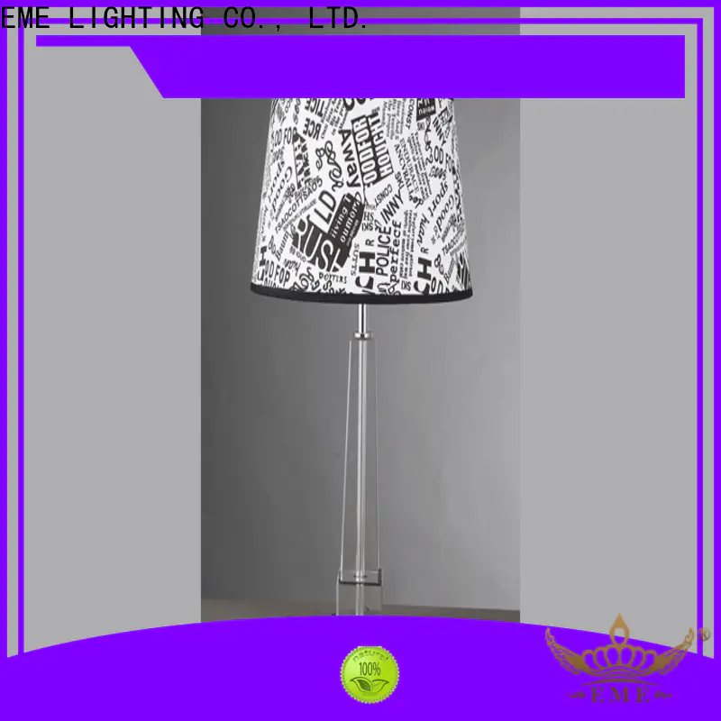 EME LIGHTING contemporary glass table lamps for bedroom bulk production for room