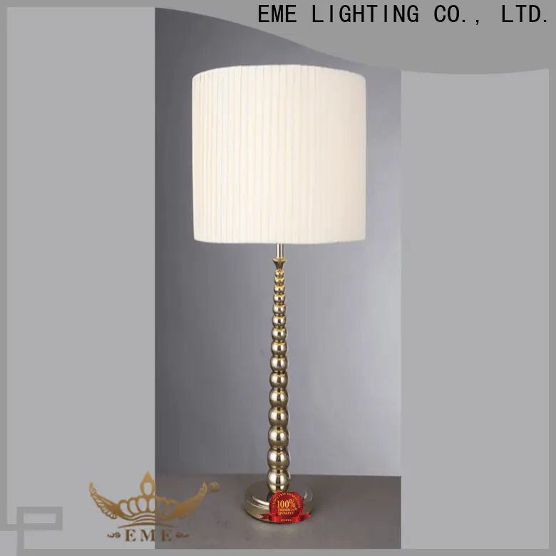 contemporary wood table lamp modern unique design brass material for bedroom