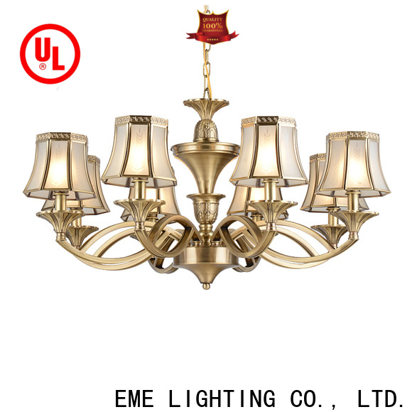 EME LIGHTING large solid brass chandelier European for big lobby