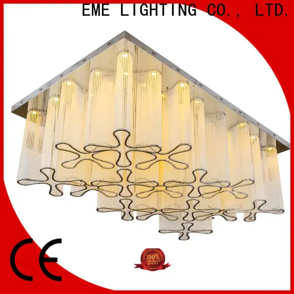EME LIGHTING round crystal drop chandelier for dining room