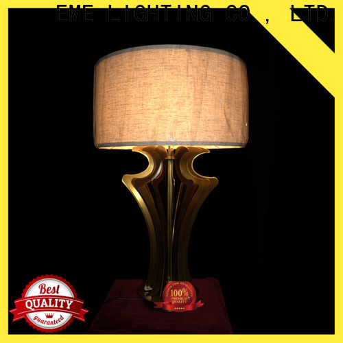 elegant glass table lamps for living room decorative copper material