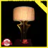 elegant glass table lamps for living room decorative copper material
